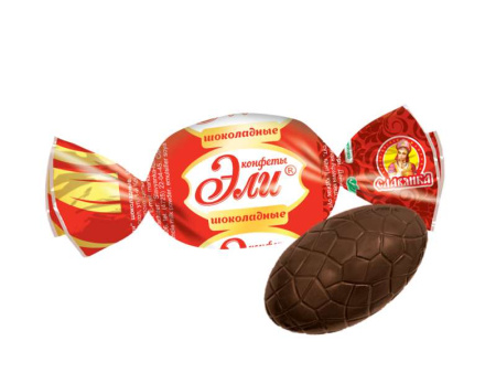 Эли в молочном шоколаде конфеты 1*6 кг